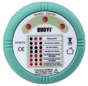 Socket Tester RCD DY207D