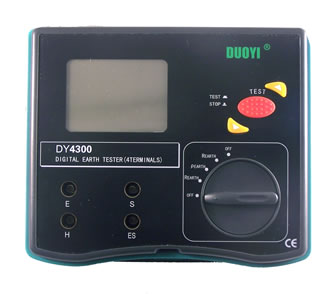 4-Terminal Earth Resistance Testers & Soil Resistivity Testers DY4300
